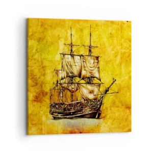 Vászonkép - Irány Tortuga! - 70x70 cm