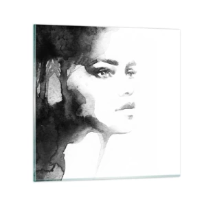 Üveg kép - Rejtélyből és ködből készült - 40x40 cm