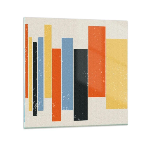 Üveg kép - Zenei felvétel - 50x50 cm