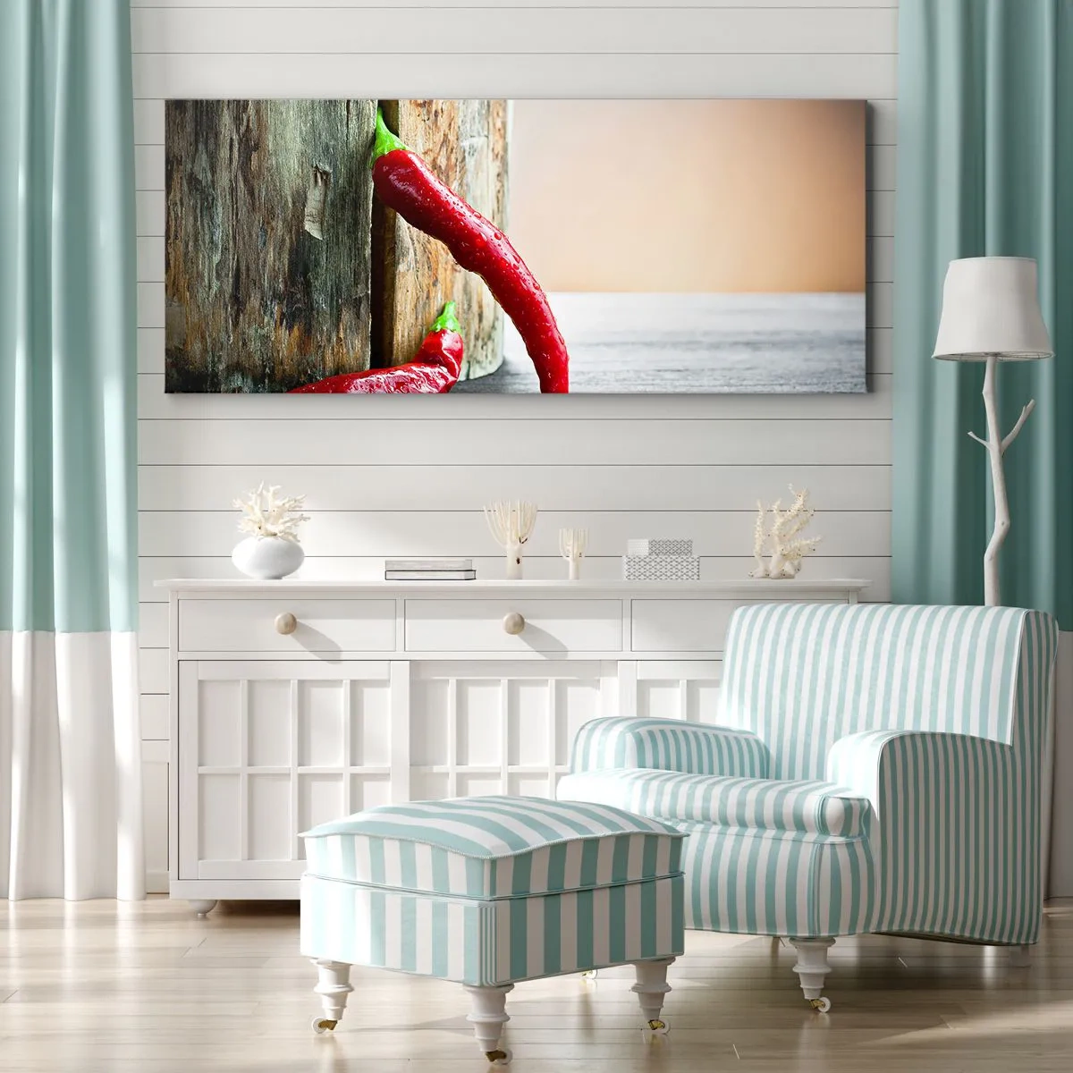 Vászonkép - Red hot chili peppers - 90x30 cm