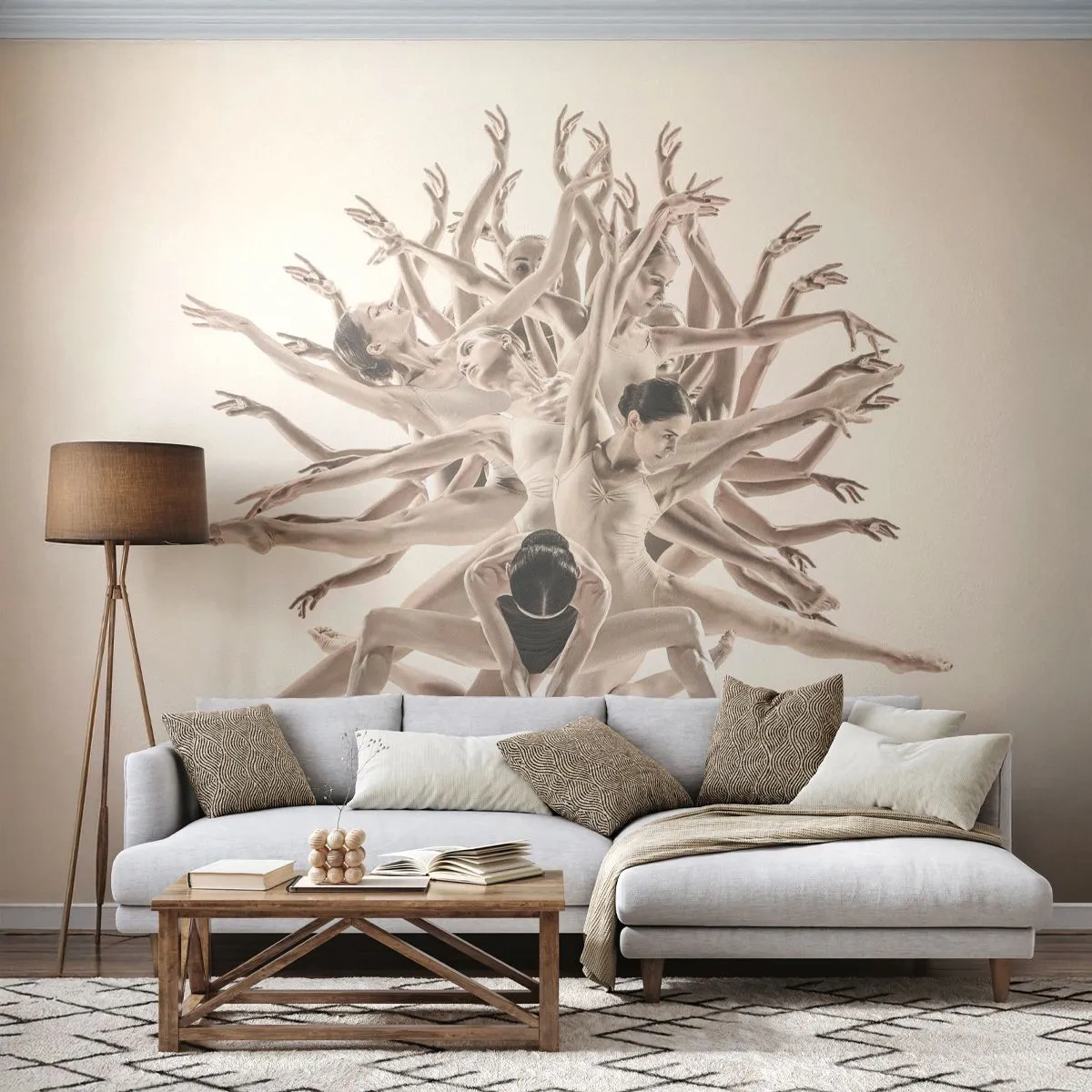 Öntapadós Fotótapéta Deluxe Sticker - Virágzás a táncban - Absztrakció, Darab, Balett - 250x175 cm