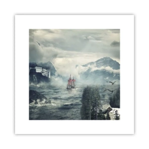 Poszter - Varázslatos vizeken - 30x30 cm