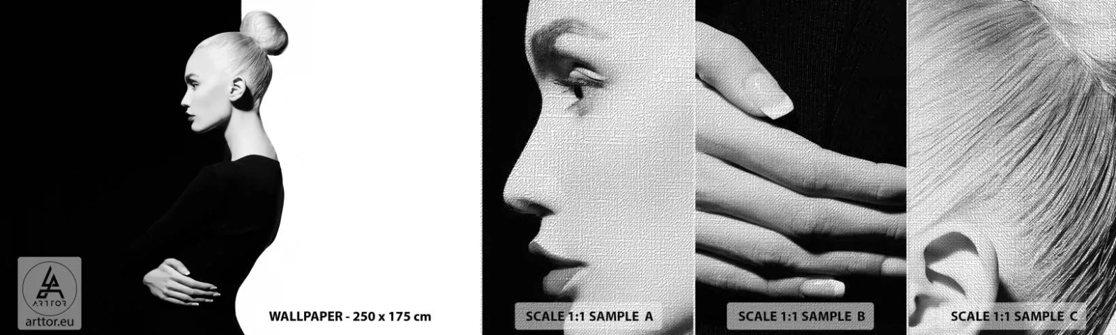 Fotótapéta Minta Premium Canvas - Egyszerűen egy nő - Divat, Nő, Elegáns - 100x30 cm