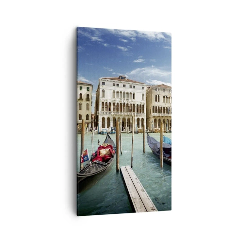 Vászonkép - Paloták kékben - 45x80 cm