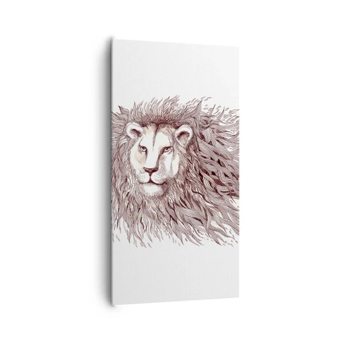 Vászonkép - Tüzes uralkodó - 65x120 cm