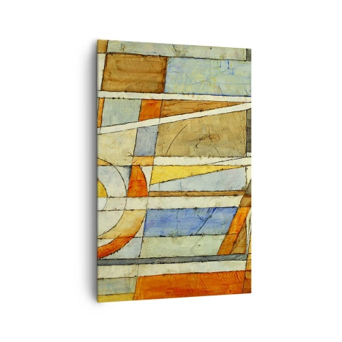 Vászonkép - Kubizmus az építkezésen - 80x120 cm