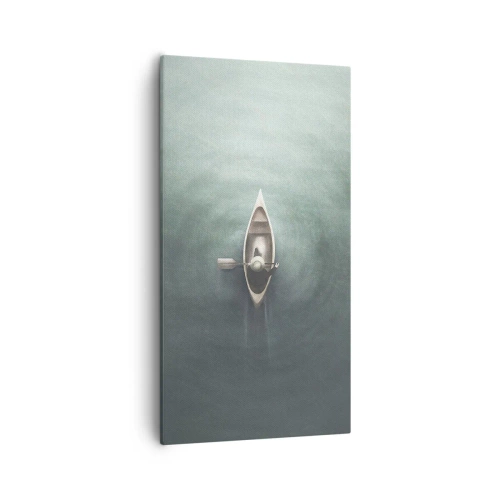 Vászonkép - Egy holdfényes tavon át - 55x100 cm