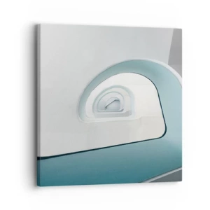 Vászonkép - A kék aljára - 30x30 cm