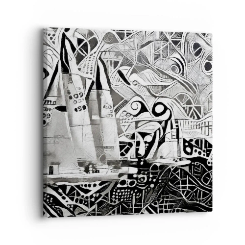 Vászonkép - A hullámok között - 30x30 cm