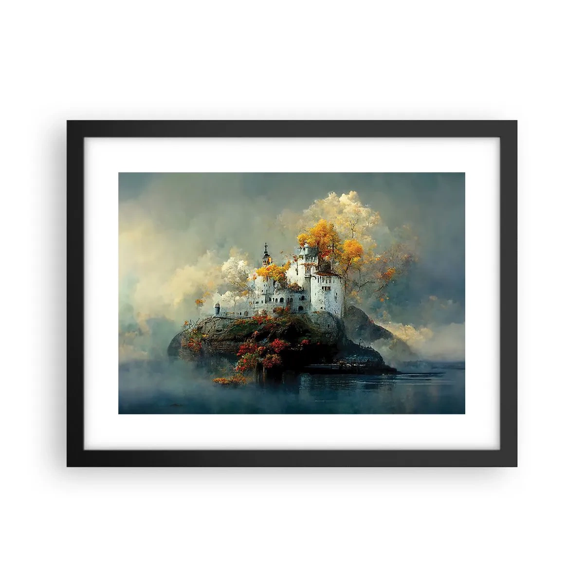 Poszter fehér keretben - Egy romantikus történet kezdete - 40x30 cm