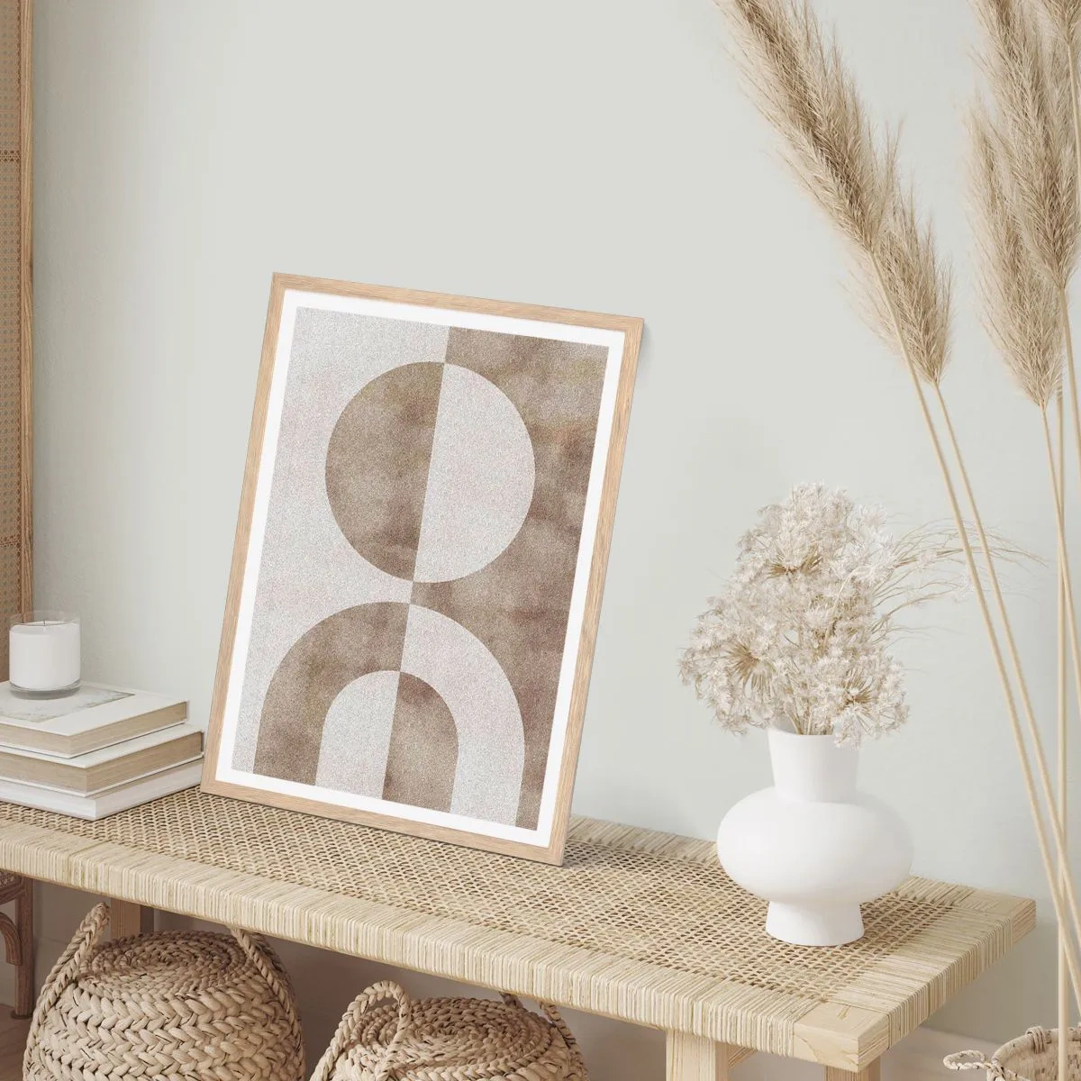 Poszter világos tölgy keretben - Hasonlóságok és különbségek - 40x50 cm