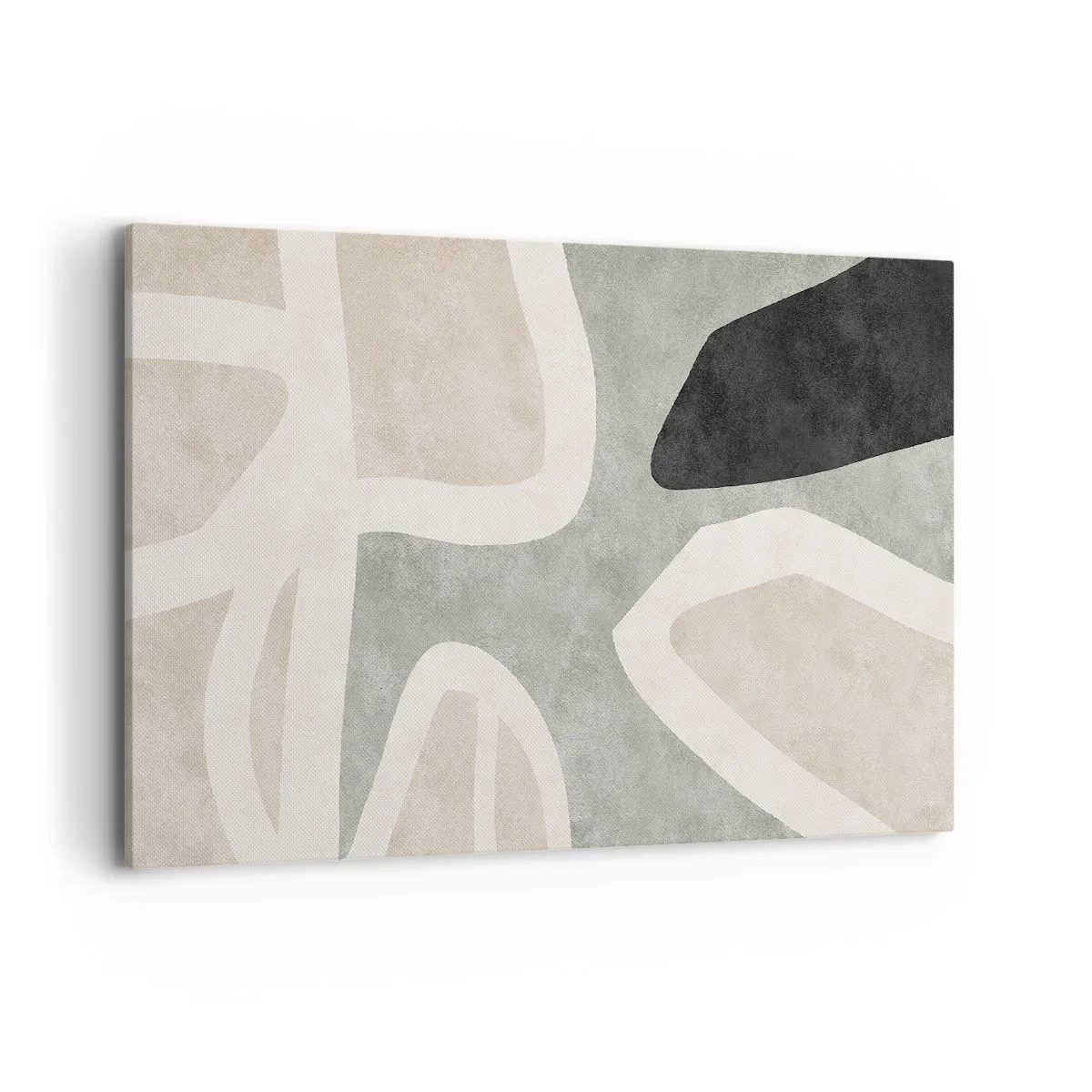 Vászonkép - Kompozíció fekete témával - 120x80 cm