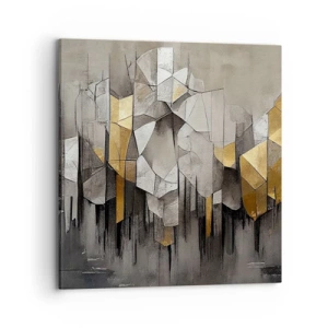 Vászonkép - Kompozíció jégből és fényből - 70x70 cm