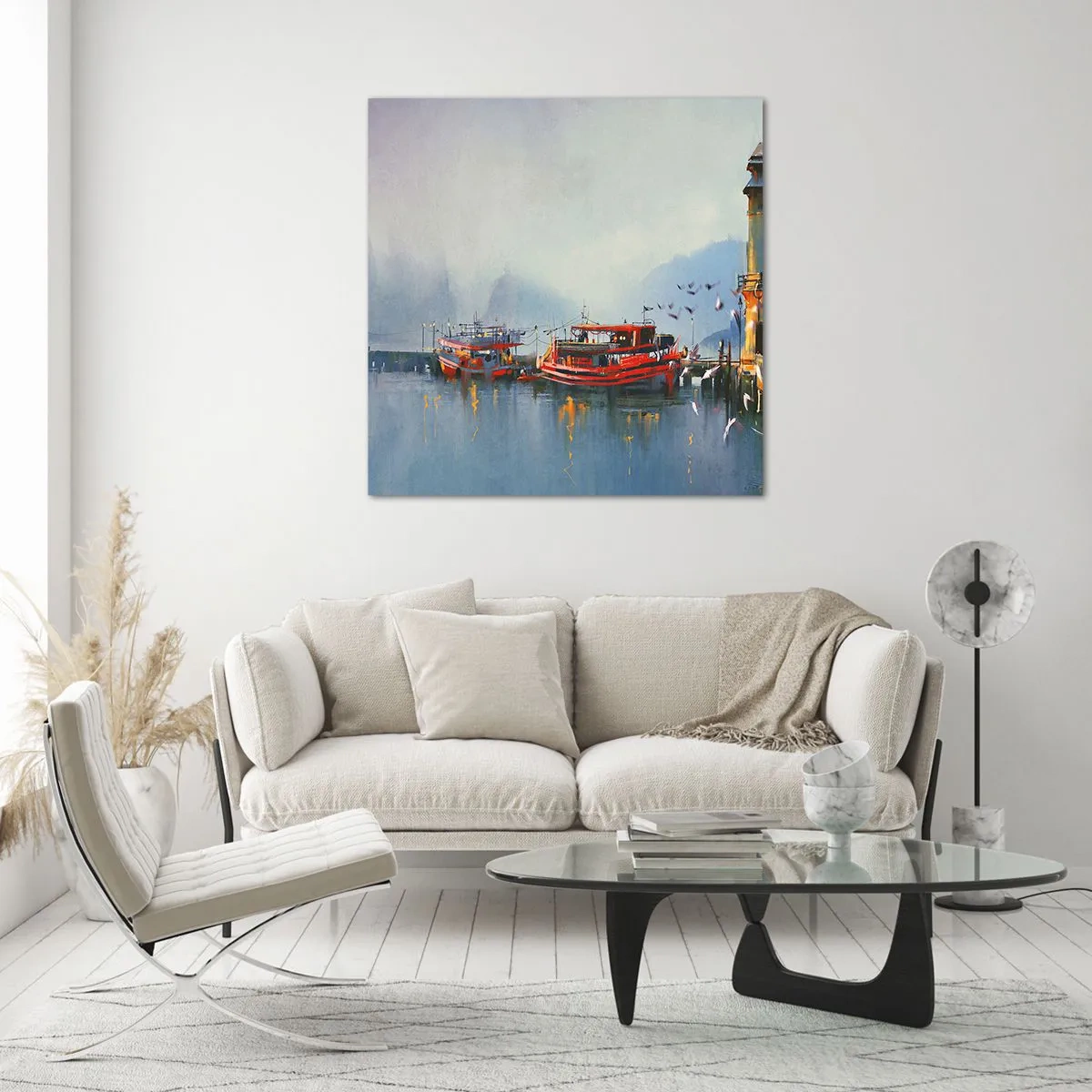 Üveg kép - A világ végén - 70x70 cm