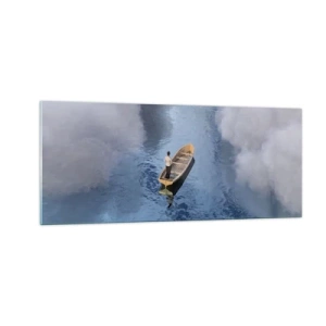 Üveg kép - Az élet - az utazás - az ismeretlen - 100x40 cm