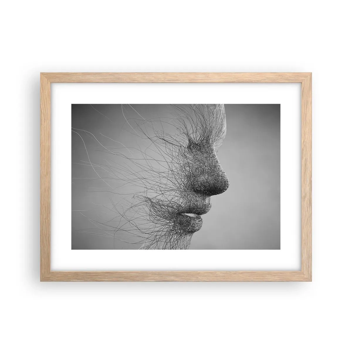 Poszter világos tölgy keretben - A szél szelleme - 40x30 cm