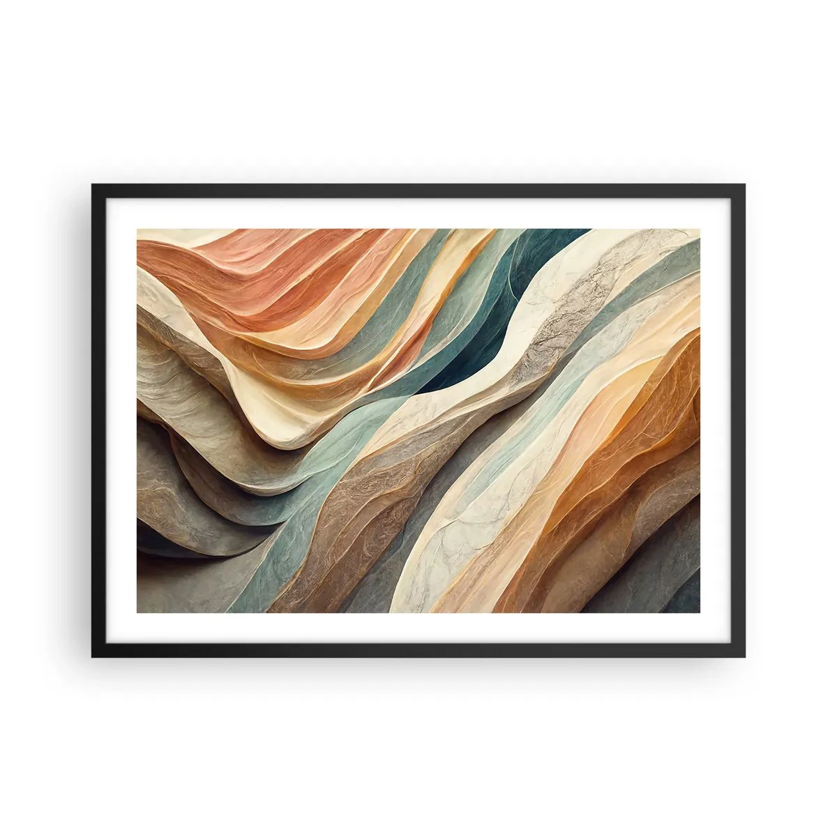 Poszter fehér keretben - Változás előtti pillanat - 70x50 cm