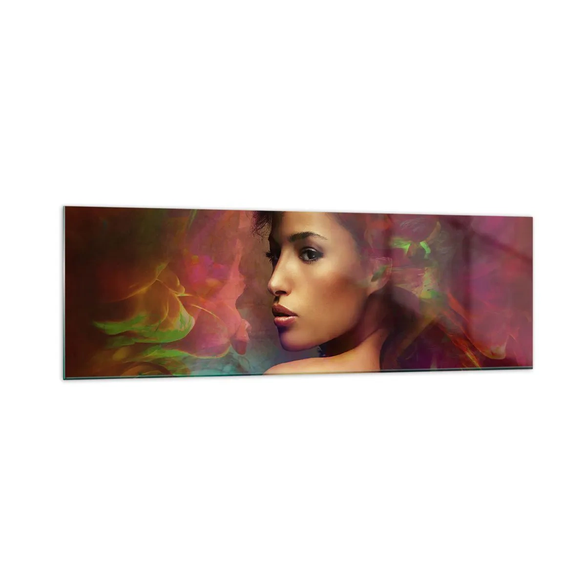 Üveg kép - Szebb, mint a szivárvány, olyan gyengéd, mint a köd - 160x50 cm