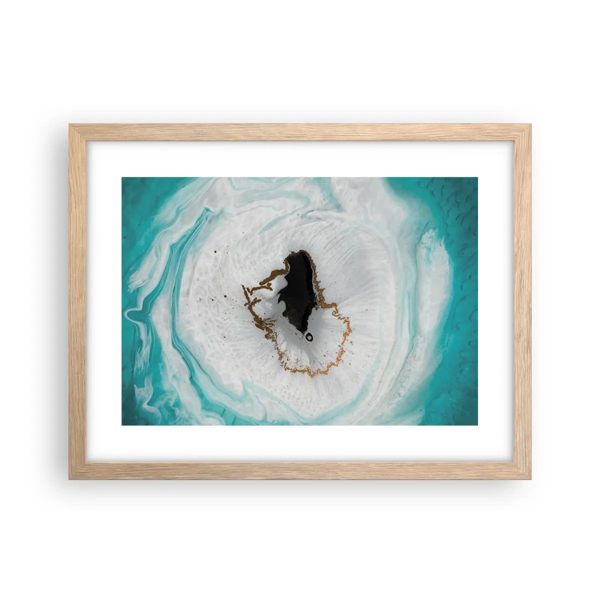 Poszter világos tölgy keretben - Behatolni - 40x30 cm