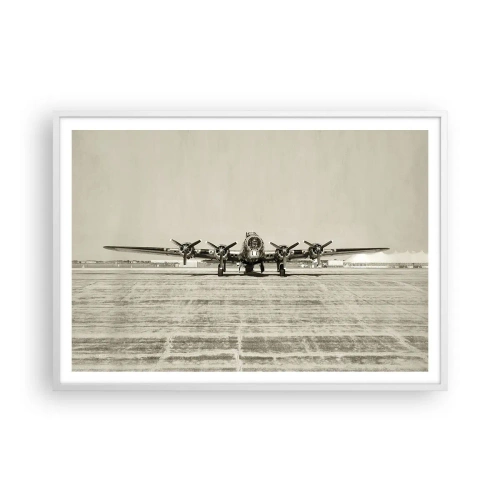 Poszter fekete keretben - Mint mindig készen - 100x70 cm