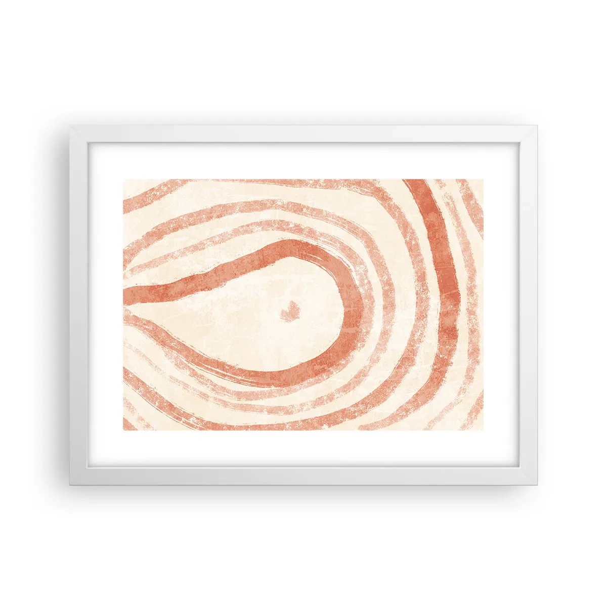 Poszter fekete keretben - Korallkörök - kompozíció - 40x30 cm