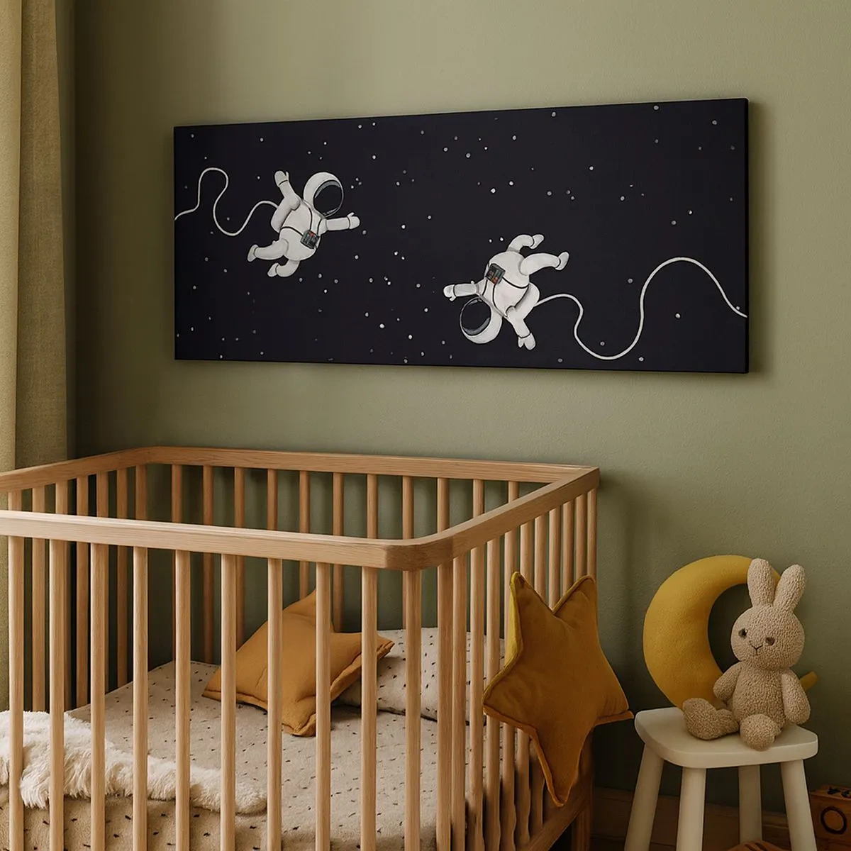 Vászonkép - Kozmikus tánc - 100x40 cm