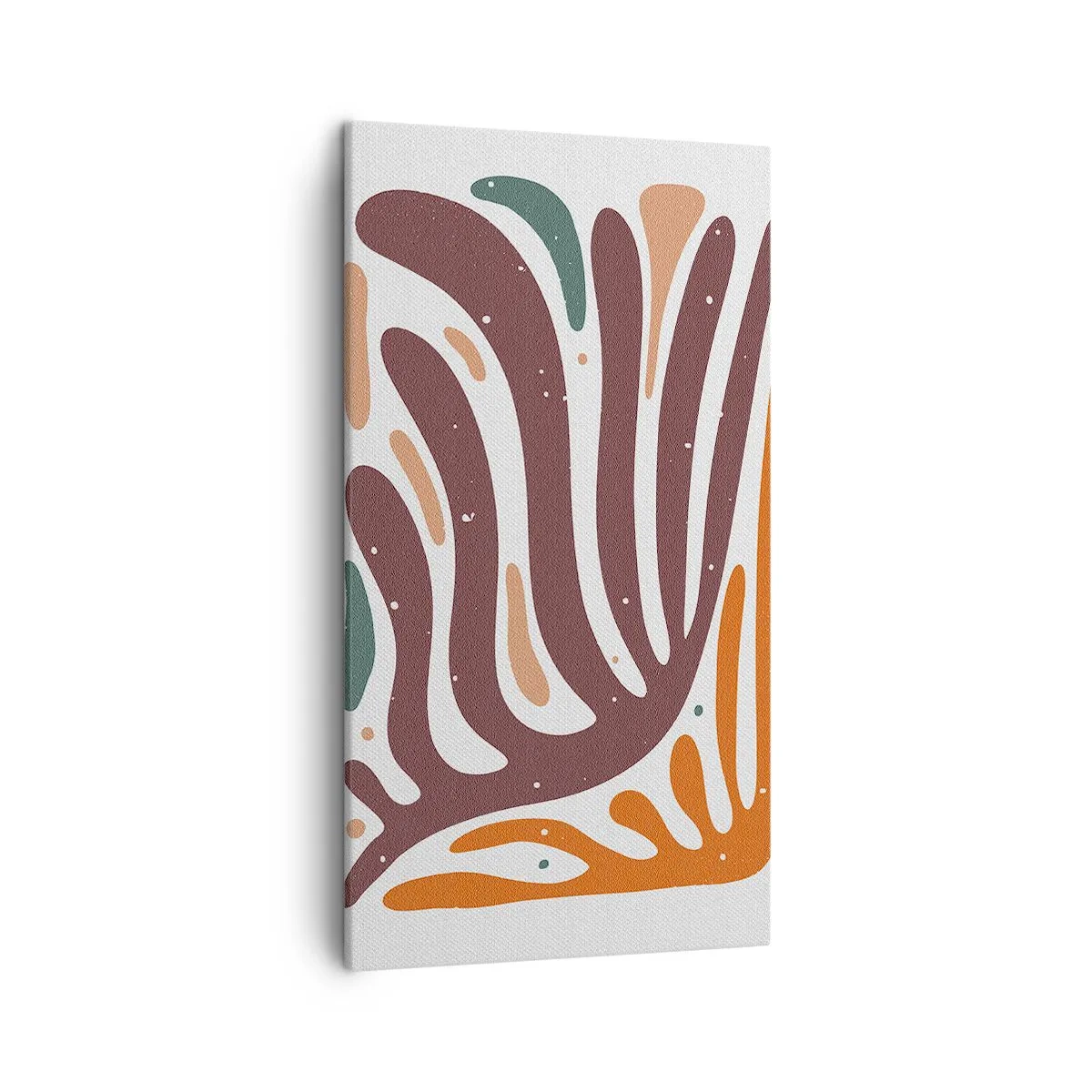 Vászonkép - Sugárzó organikus kompozíció - 45x80 cm