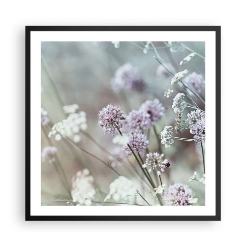 Poszter fehér keretben - Fűszerek édes filigránja - 60x60 cm