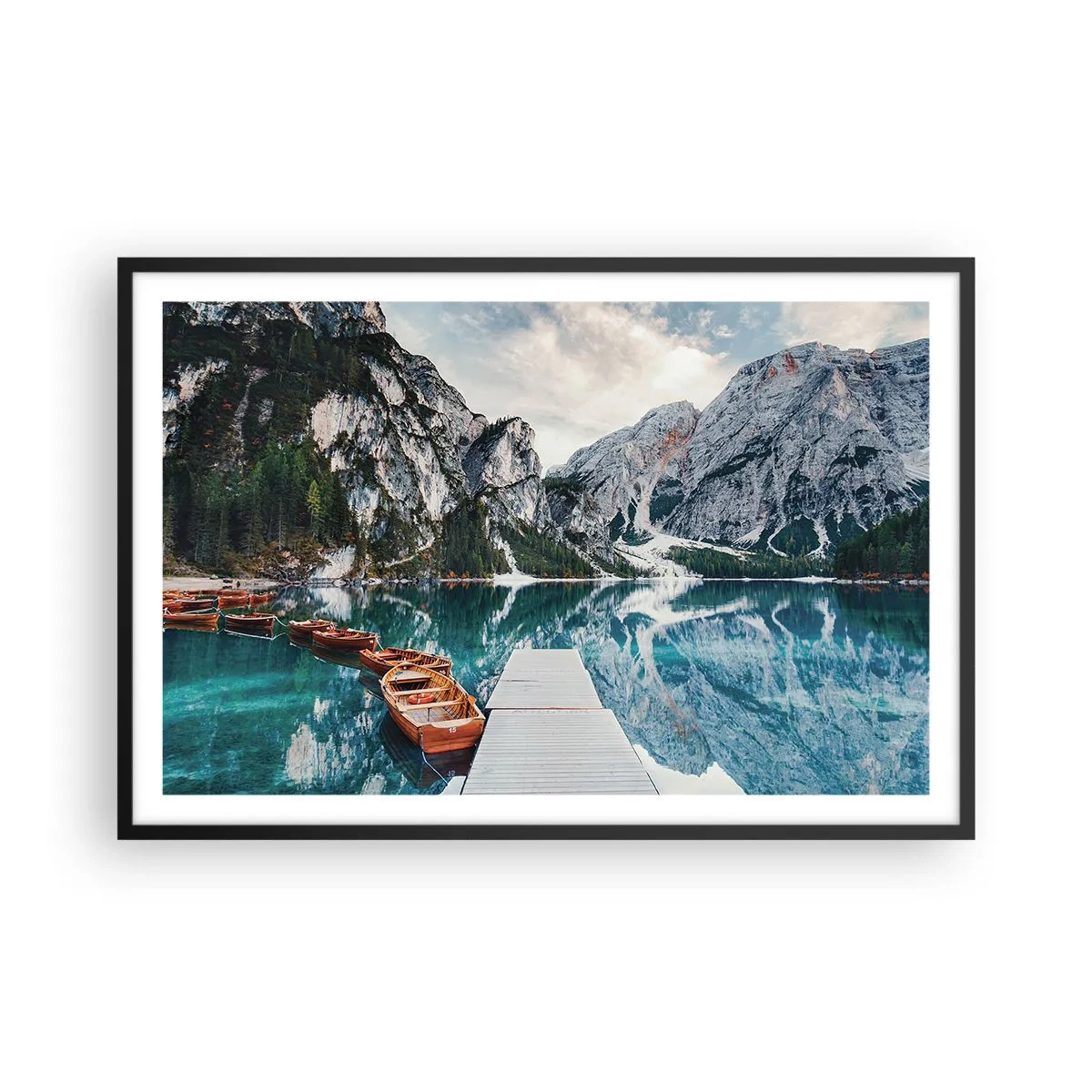 Poszter fehér keretben - Megmutatjuk a szépséget - 91x61 cm