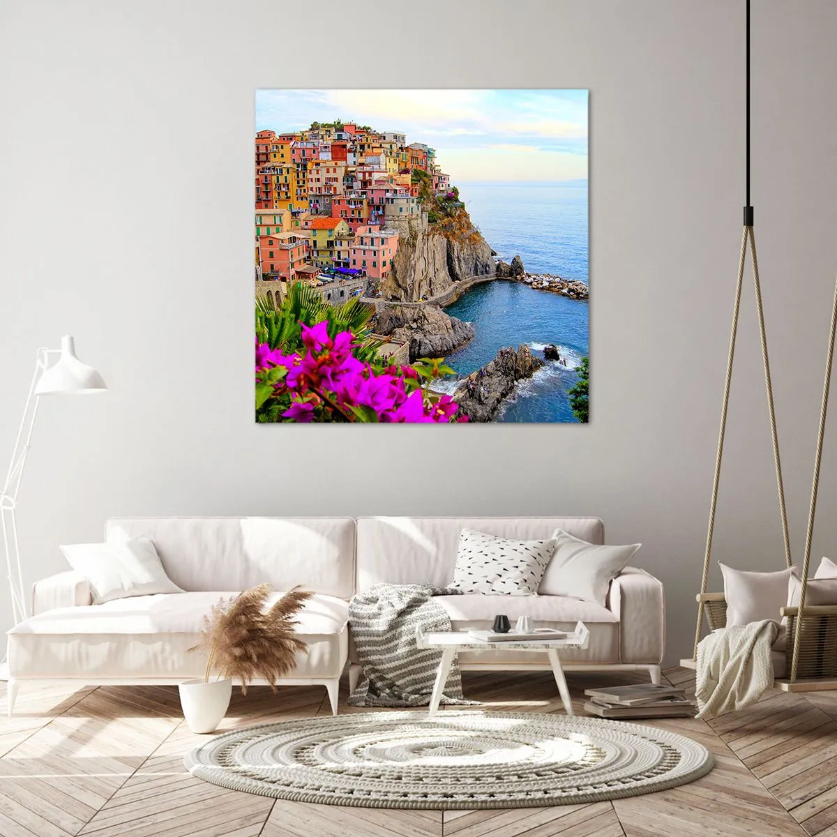 Vászonkép - Nevető város - 70x70 cm