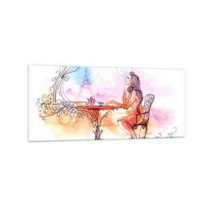 Üveg kép - Párizsi sikk - 120x50 cm