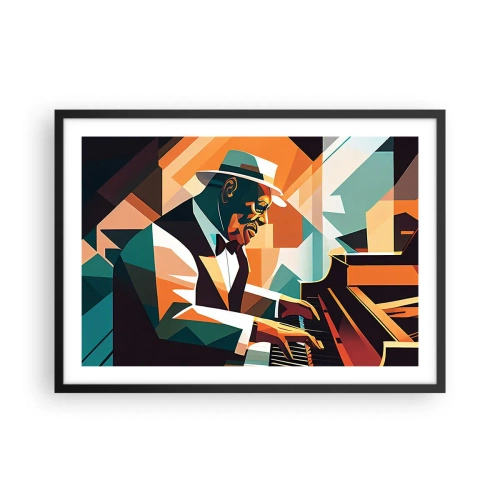 Poszter fehér keretben - Minden, ami jazz - 70x50 cm