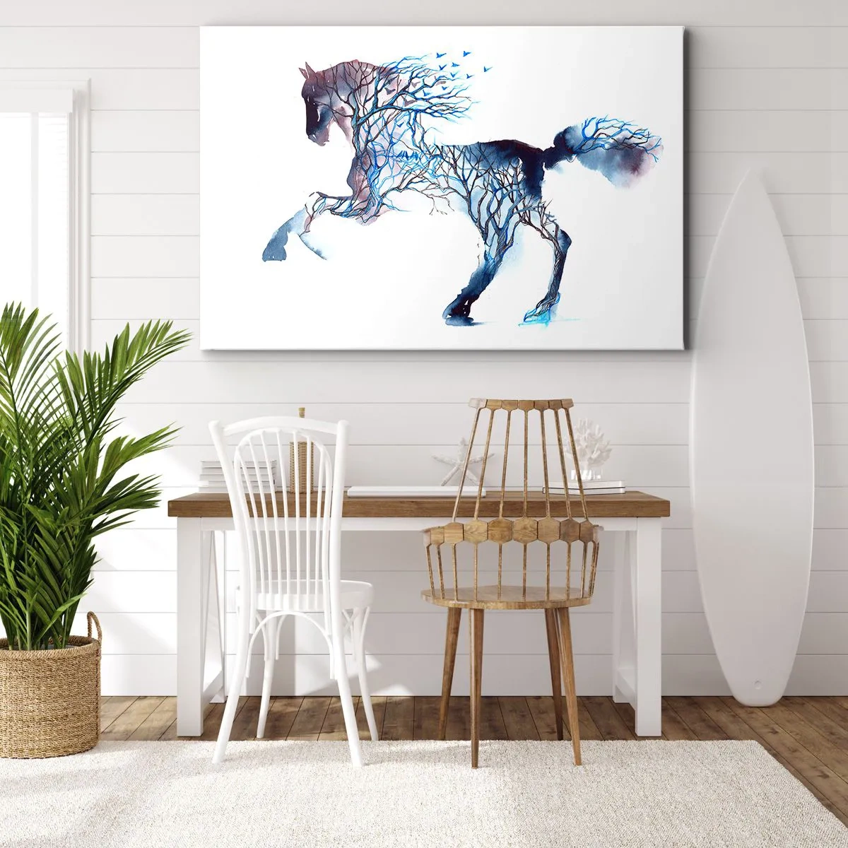 Vászonkép - Mintha az erdő megmozdult volna - 120x80 cm