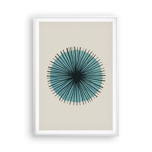 Poszter fekete keretben - Ragyogóan a kékben - 70x100 cm