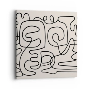 Vászonkép - A nyomonkövetésben - 40x40 cm