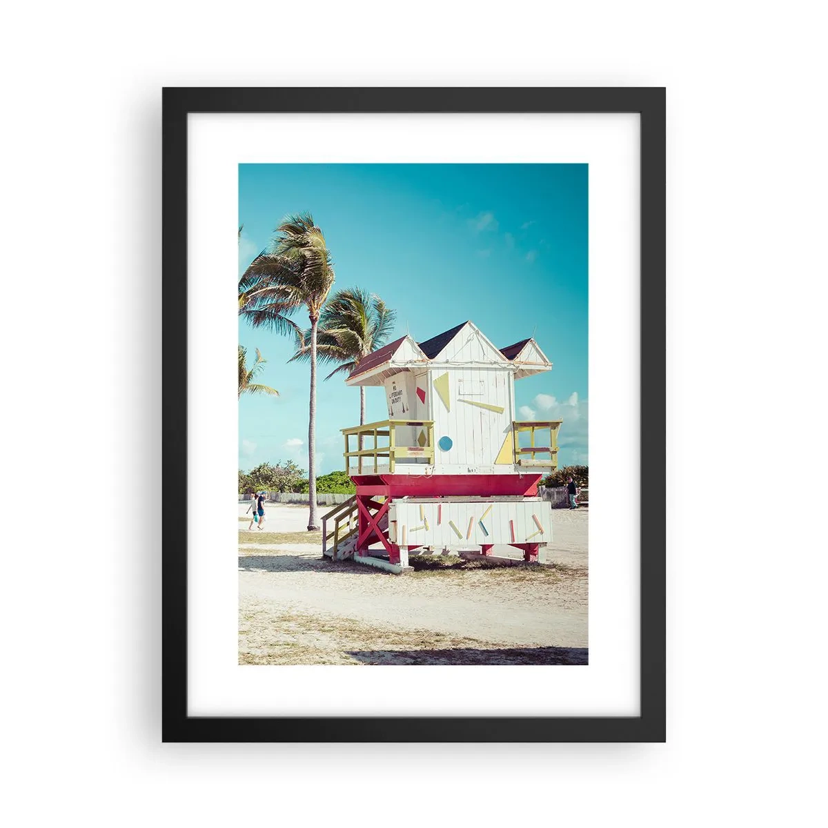 Poszter fehér keretben - Gyönyörű nap vár rád - 30x40 cm