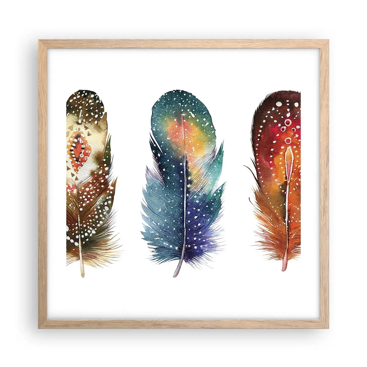 Poszter világos tölgy keretben - Rítusok, szertartások, titkok - 50x50 cm