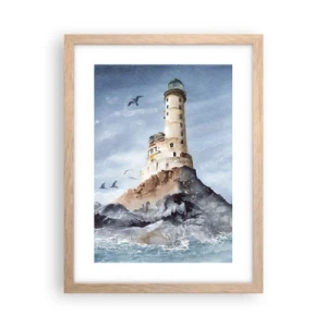 Poszter világos tölgy keretben - Legyőzhetetlen - 30x40 cm