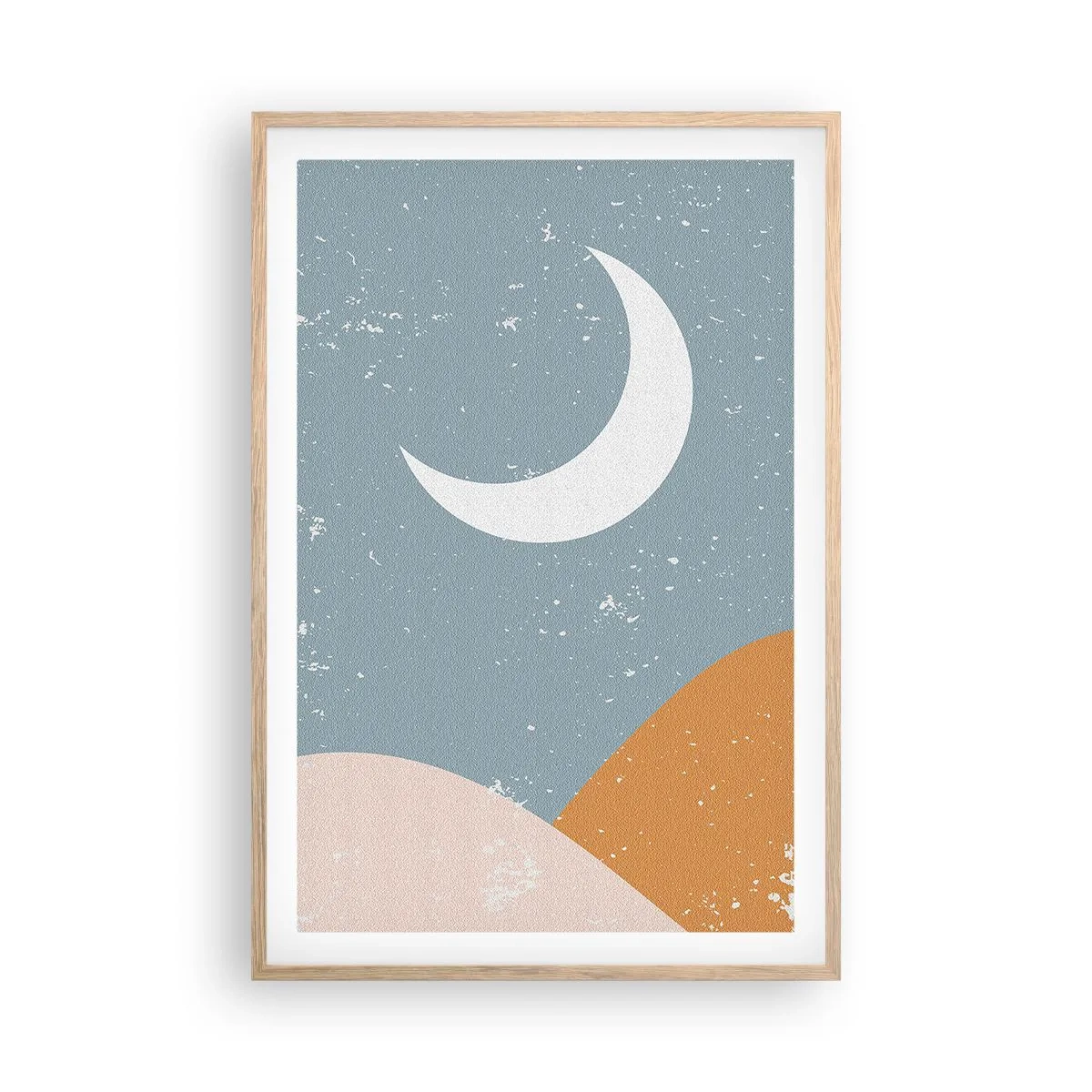 Poszter világos tölgy keretben - A sok éjszaka csodája - 61x91 cm