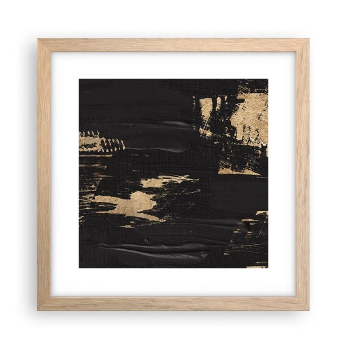 Poszter világos tölgy keretben - Az érintés nyoma - 30x30 cm