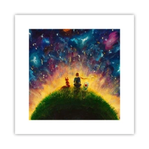 Poszter - Szerelem és barátság – az egész világ - 30x30 cm