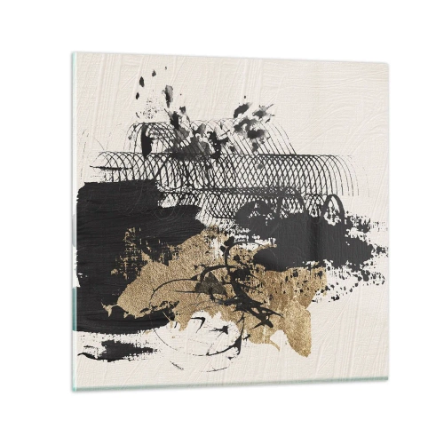 Üveg kép - Szenvedélyes kompozíció - 60x60 cm