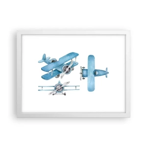 Poszter fekete keretben - Egy született győztes - 40x30 cm