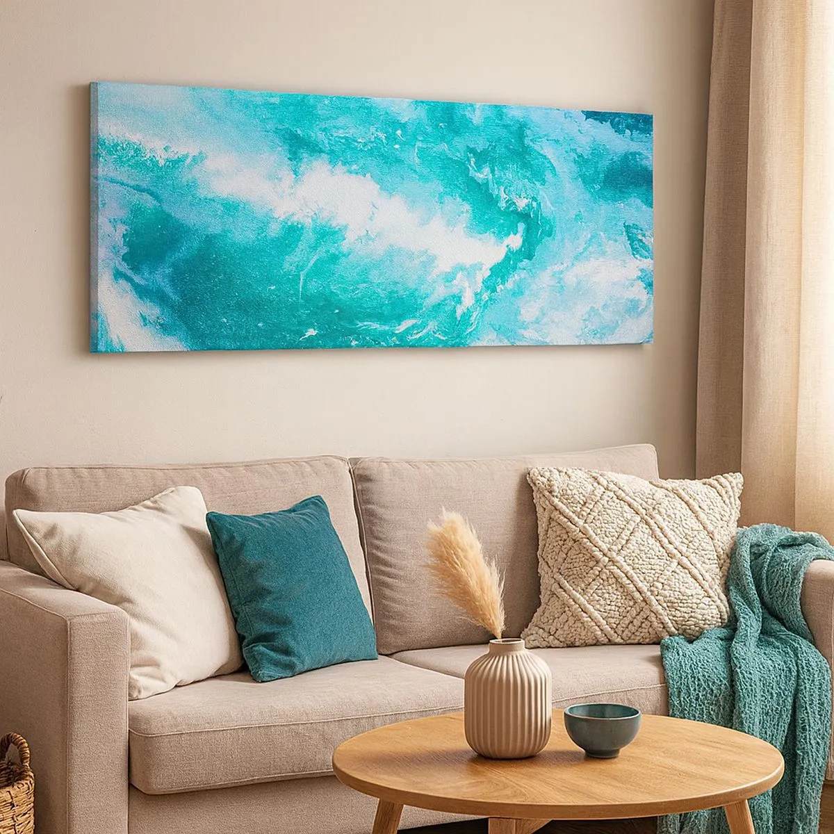 Vászonkép - Az elem magjában - 100x40 cm