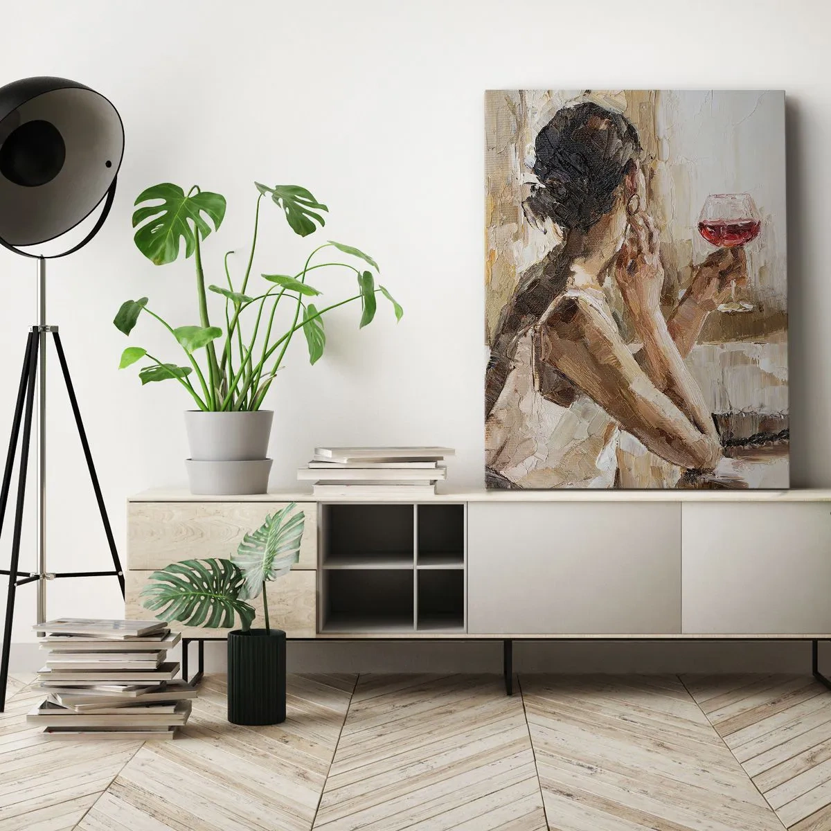 Vászonkép - Egy jó pillanat íze - 65x120 cm