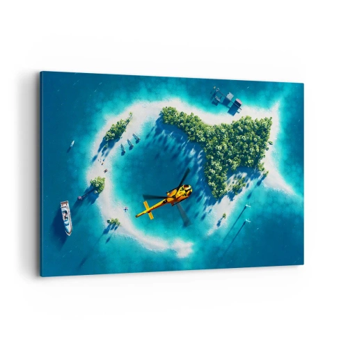 Vászonkép - Vegyél magadnak egy szigetet - 100x70 cm