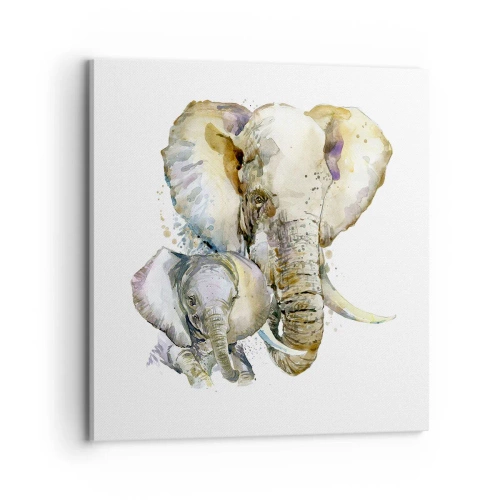 Vászonkép - Sehol se jobb mint anyánál - 70x70 cm