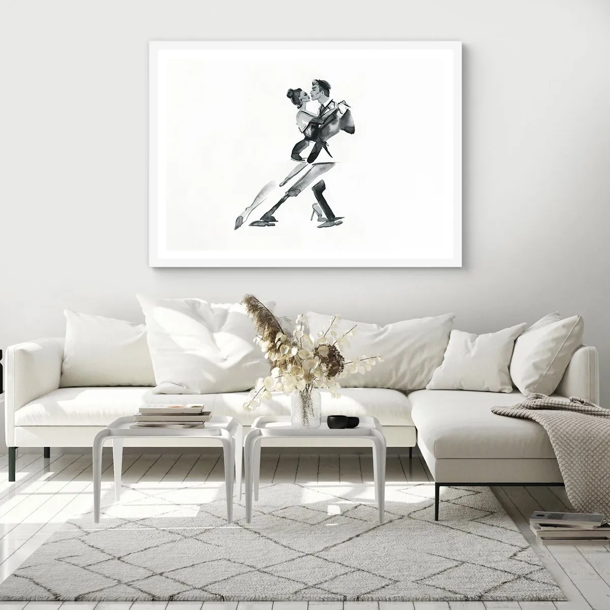 Poszter fekete keretben - Egy ütemben - 100x70 cm