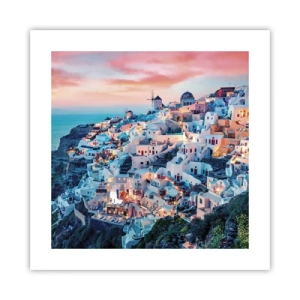 Poszter - Nagyszerű görög vakációd - 40x40 cm