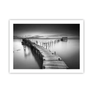 Poszter - Egy elfeledett part békéje - 70x50 cm